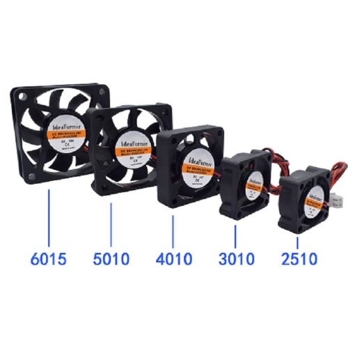 Ideaformer - Electronics DC Cooling Fan - 25x25x10mm 24V - 1 Piece
