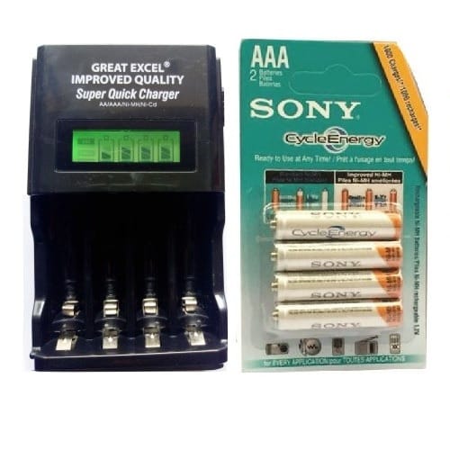 Aaa Battery With Charger