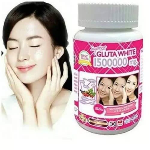 Gluta White Glutathione 1500000mg Skin Lightening & Anti-aging - 30 Capsules