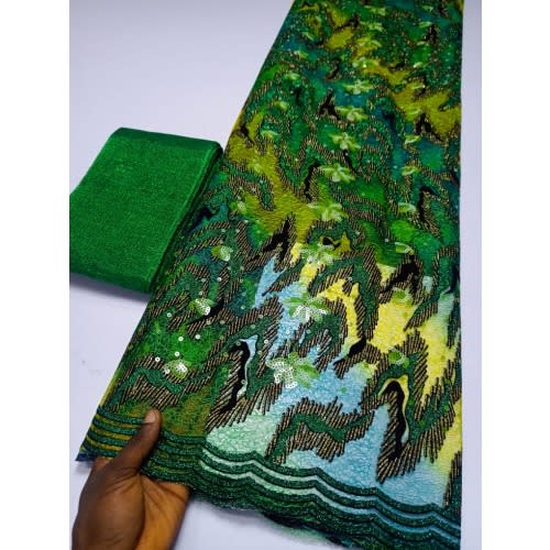 Nigeria  African Velvet Lace 2022  - 5yards