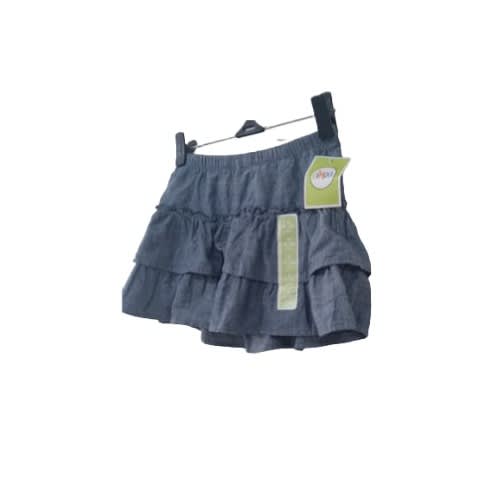 Young Girl's Blue Skirt