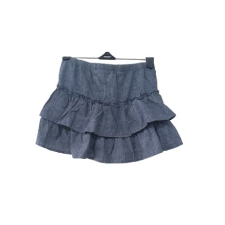Young Girl's Blue Skirt