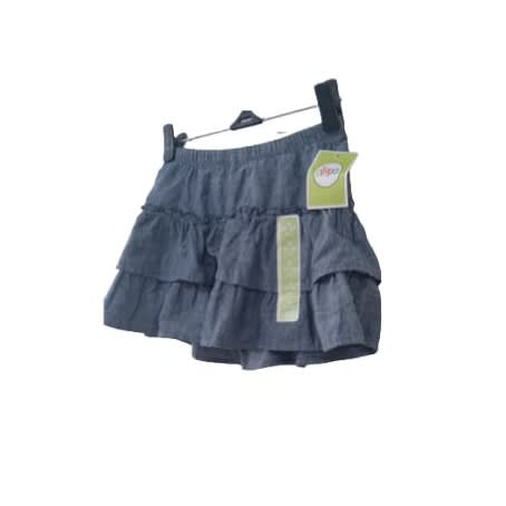 Young Girl's Blue Skirt