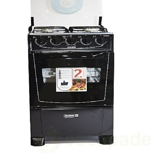 4-burner Gas Cooker -black