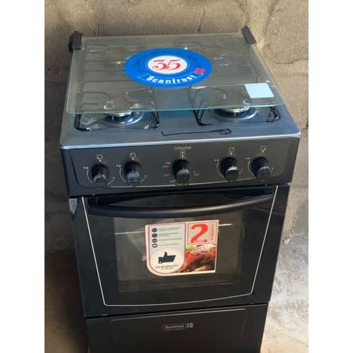 4-burner Gas Cooker -black