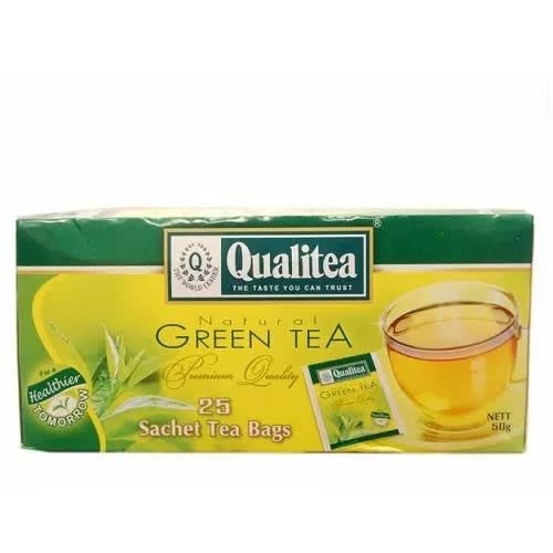 Qualitea Natural Green Tea - 25 Bags