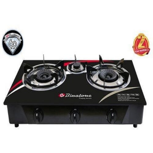 3 Burner Table Top Gas Cooker