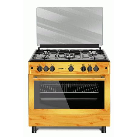 5 Burner Gas Cooker – Wood