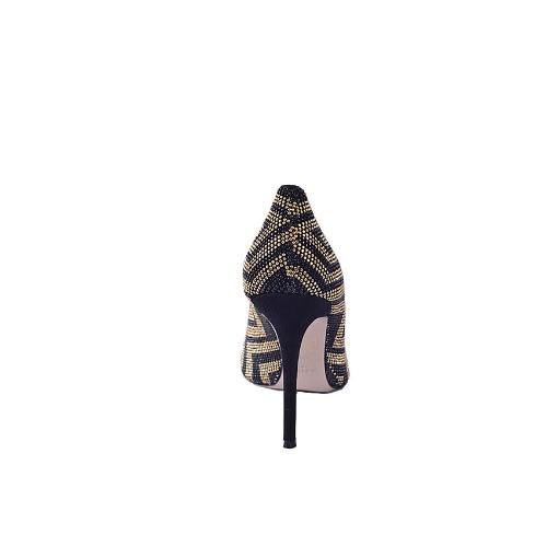 Shoe - Black And Gold