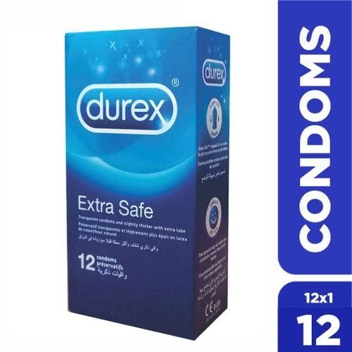 Durex Extra Safe Condoms - 1 Pack - 12 Pieces