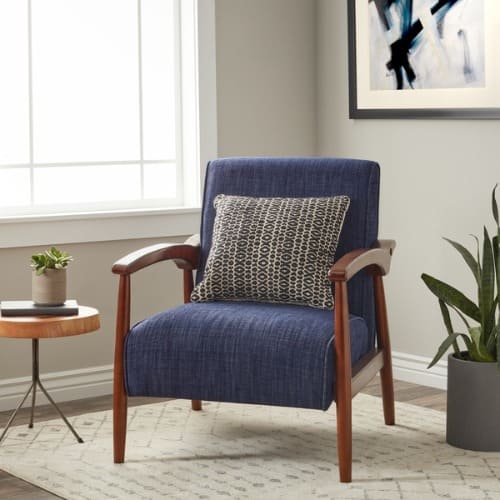 Gracie Retro Indigo Arm Chair