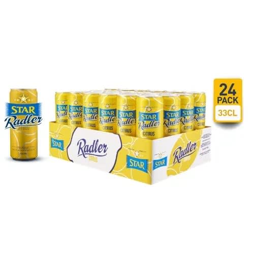 Star Radler Citrus - 33cl Can X 24Cans