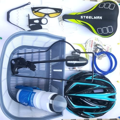 Bicycle Accessories Bundle - 9 In 1