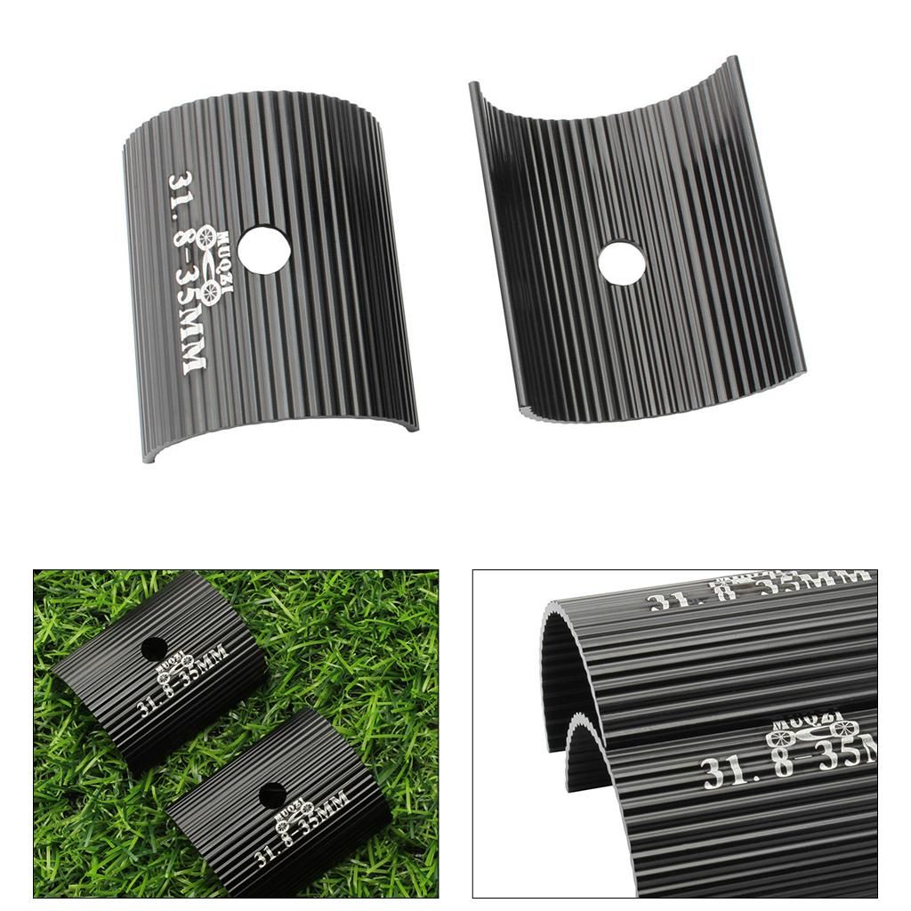 2x Bike Stem Adapter Size Handlebar Shim Size Reducer