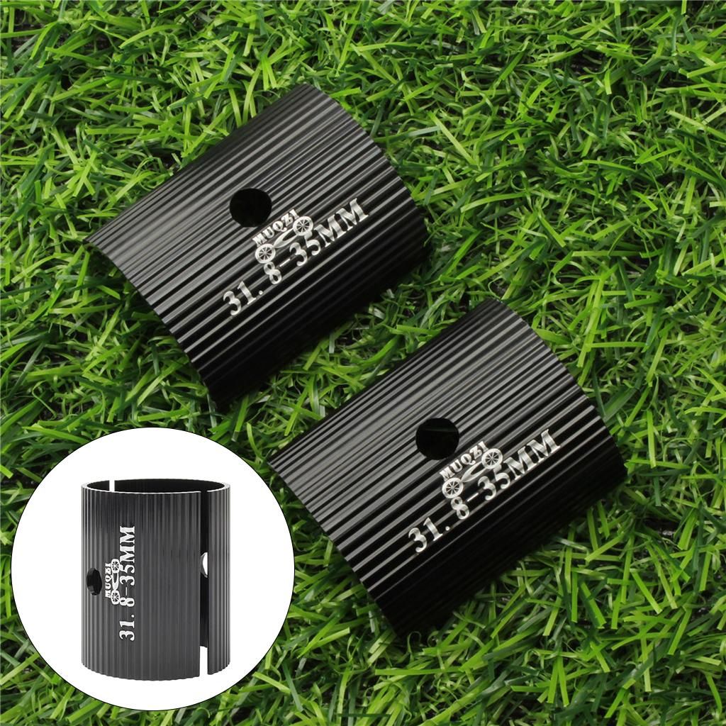 2x Bike Stem Adapter Size Handlebar Shim Size Reducer