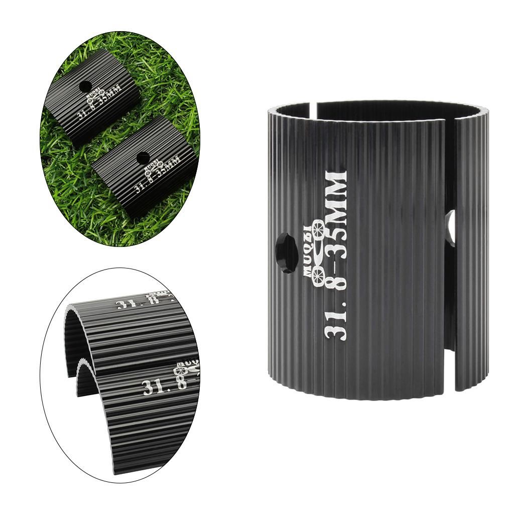 2x Bike Stem Adapter Size Handlebar Shim Size Reducer