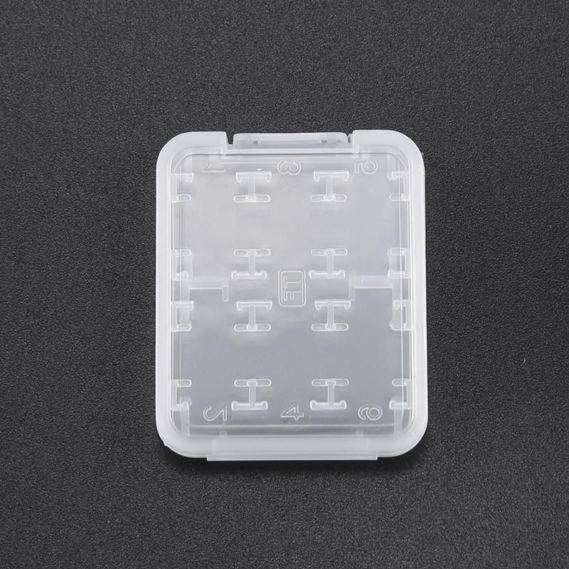 Plastic SD SDHC TF Memory Card Storage Case Box Protector Holder