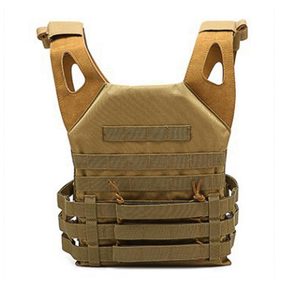 Self Heating Vest Hunting Adjustable Wear-resistant Combat Protective Ultra-Light Loading Capacity Molle Vestes For Hiking Black