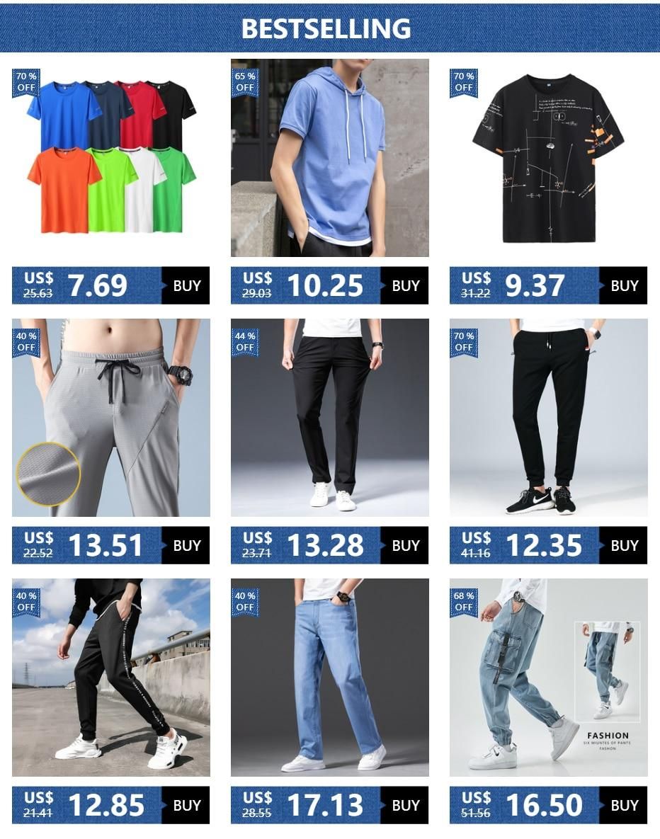 2023 Summer Bermuda Male Drawstring Elastic Waist Breeches Beach Shorts