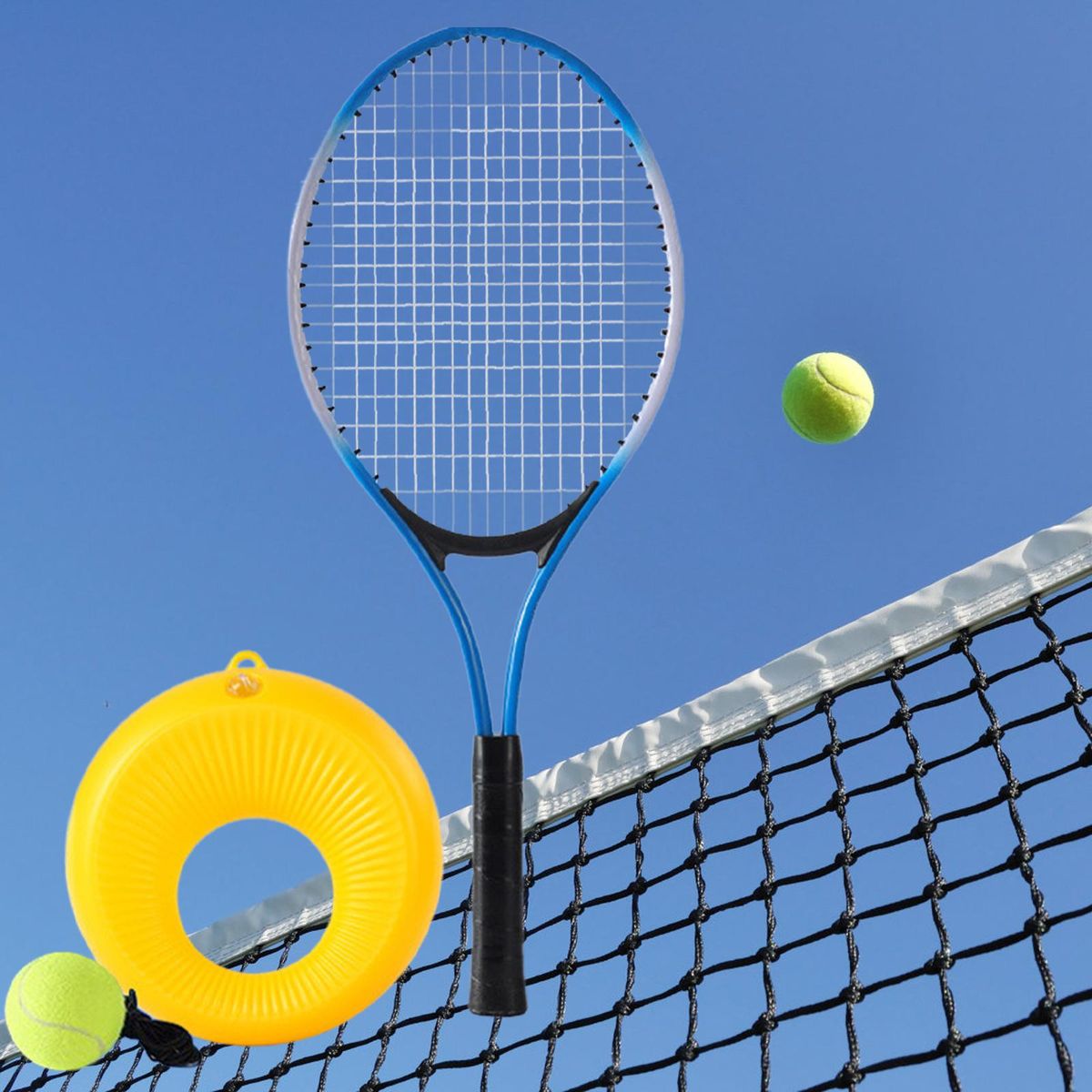 Tennis Return Set Tennis Racket Exercise Kid Without Bag