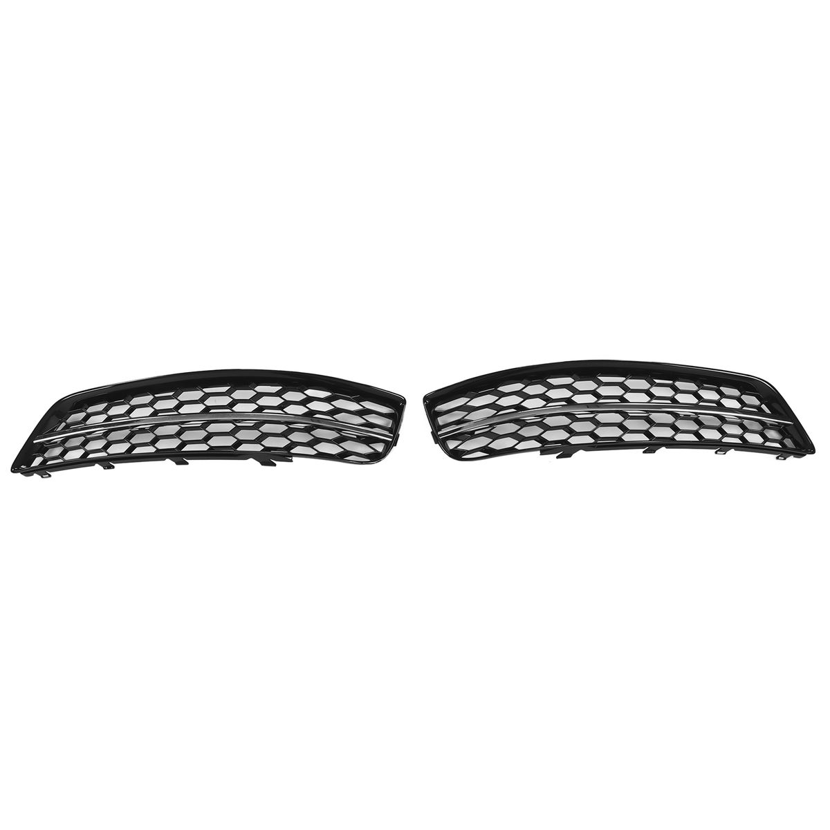 2pcs Front Fog Light Grille Cover Trim 8P0807682J Car