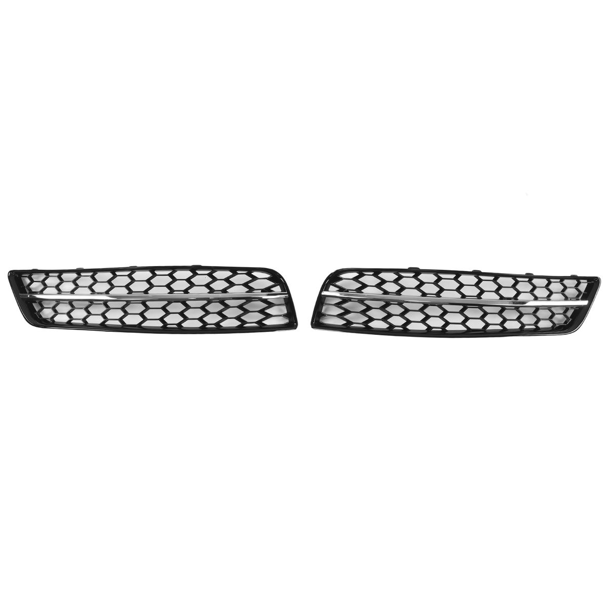 2pcs Front Fog Light Grille Cover Trim 8P0807682J Car