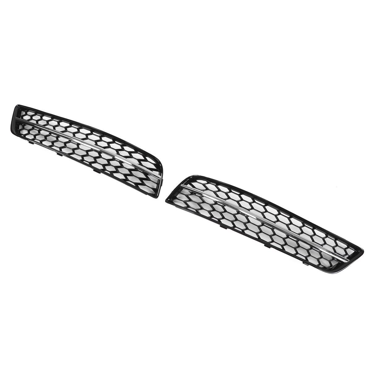 2pcs Front Fog Light Grille Cover Trim 8P0807682J Car