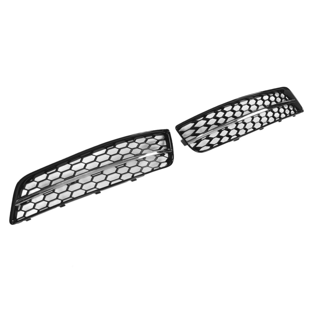 2pcs Front Fog Light Grille Cover Trim 8P0807682J Car