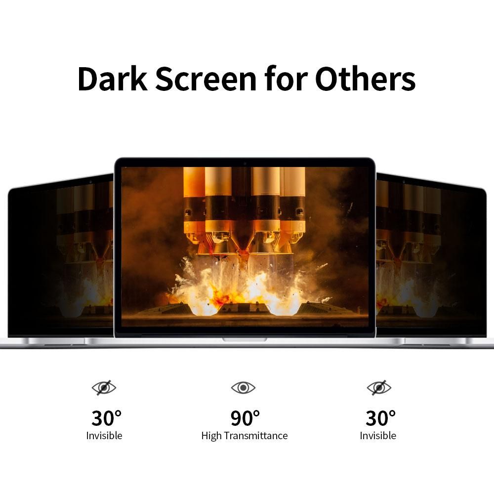 Magnetic Privacy Screen Filter Anti UV Film Anti Glare Frosted High-transmittance Film Compatible with Macbook 16''(2020)