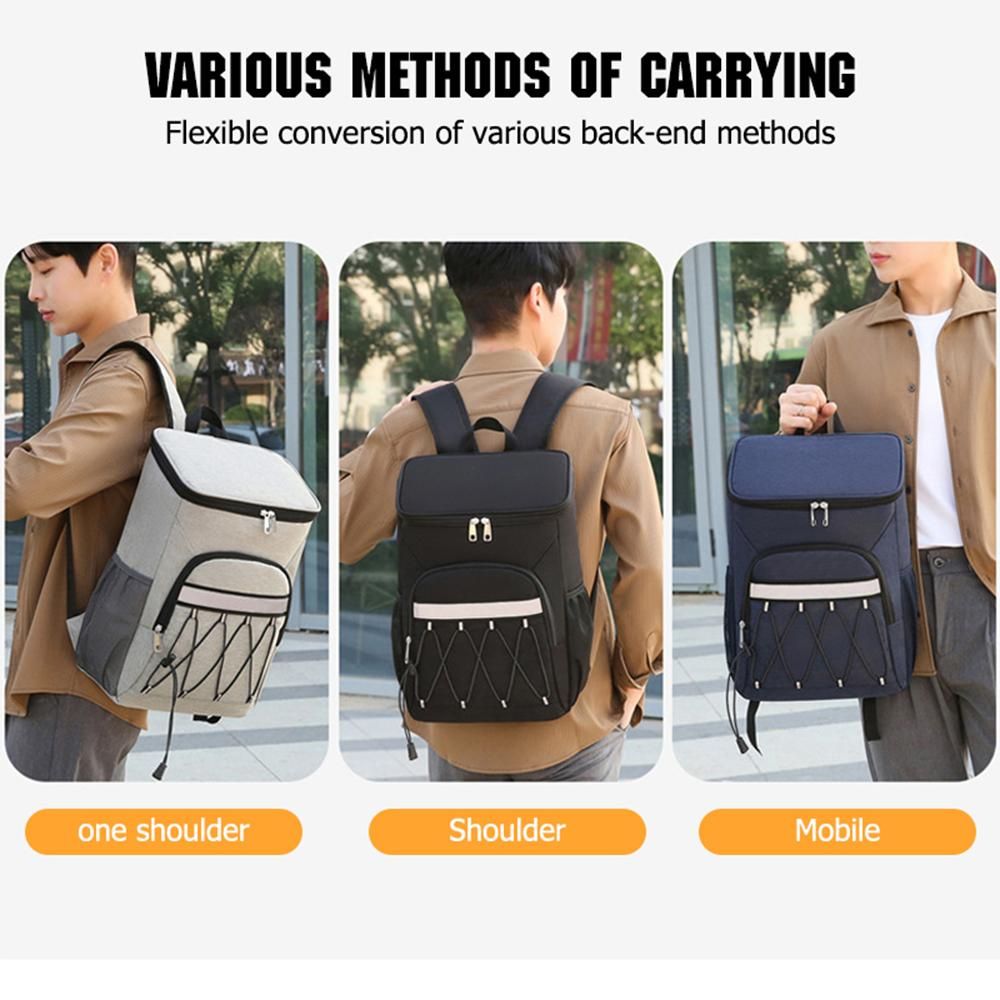 Cooler Backpack Leak Proof Insulated Lunch Backpack for Women Men Beach Camping Picnic Fishing   Hiking