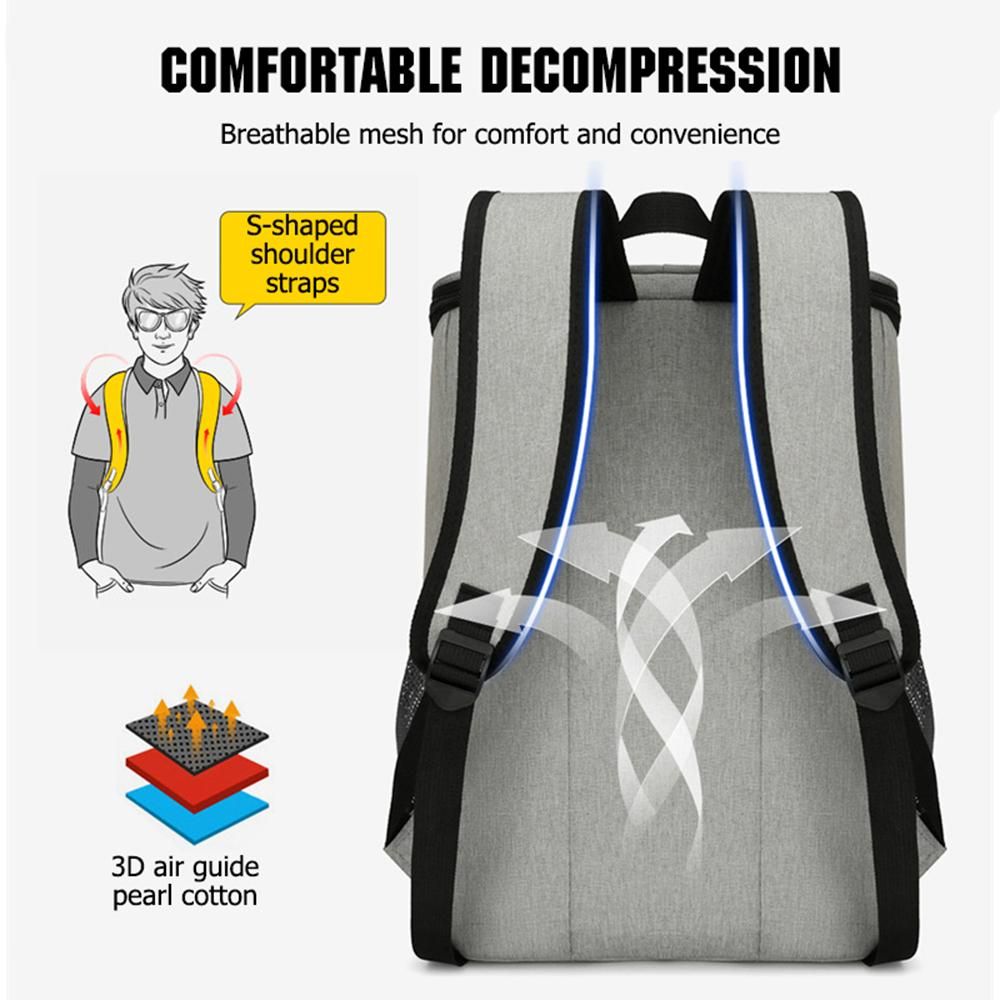 Cooler Backpack Leak Proof Insulated Lunch Backpack for Women Men Beach Camping Picnic Fishing   Hiking