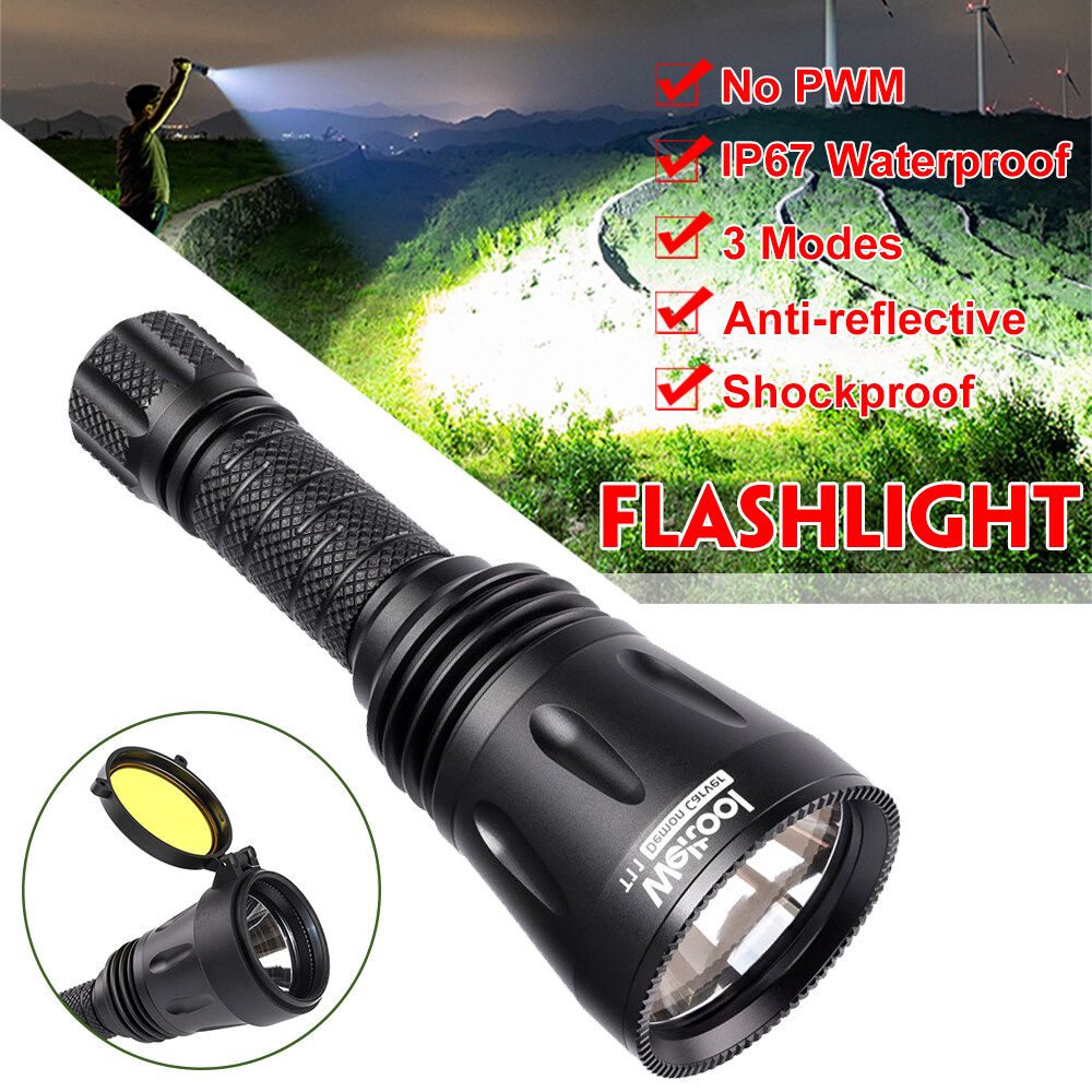 WELTOOL T11 X-LED 3Modes USB Rechargeable IP67 18650 Flashlight
