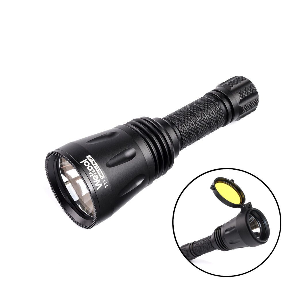 WELTOOL T11 X-LED 3Modes USB Rechargeable IP67 18650 Flashlight