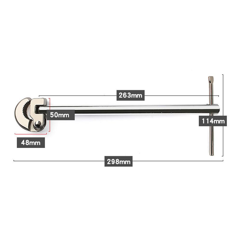 Multifunctional Sink Wrench Carbon Steel Faucet Sewer Pipes