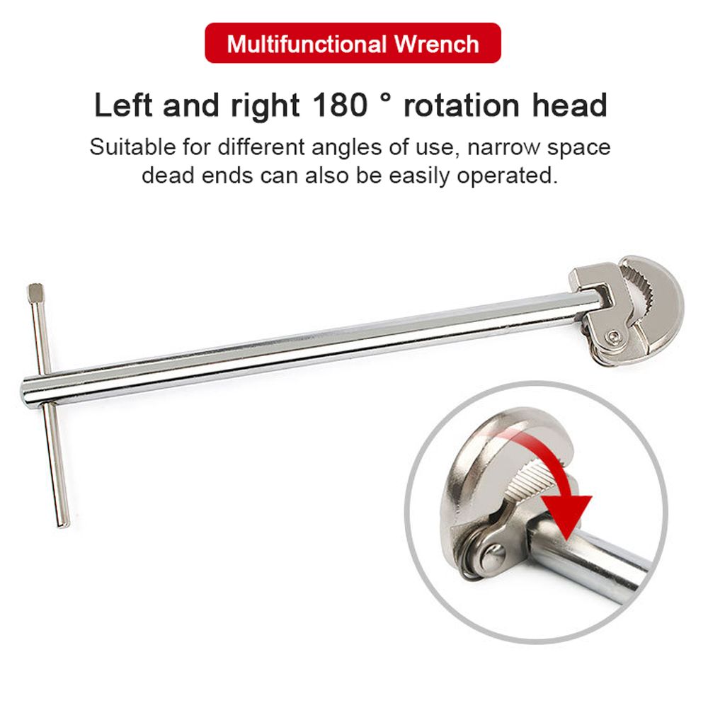 Multifunctional Sink Wrench Carbon Steel Faucet Sewer Pipes