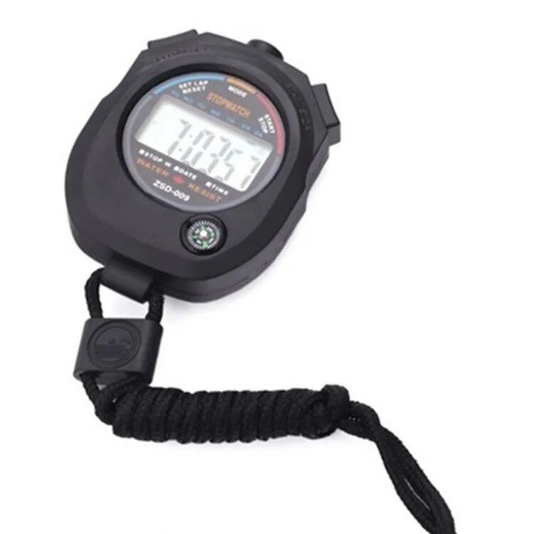 Compass Stopwatch Timer Pro Handheld Digital Timer - Stopwatch & Alarm Noads Chronograph Counter Timer with Strap New