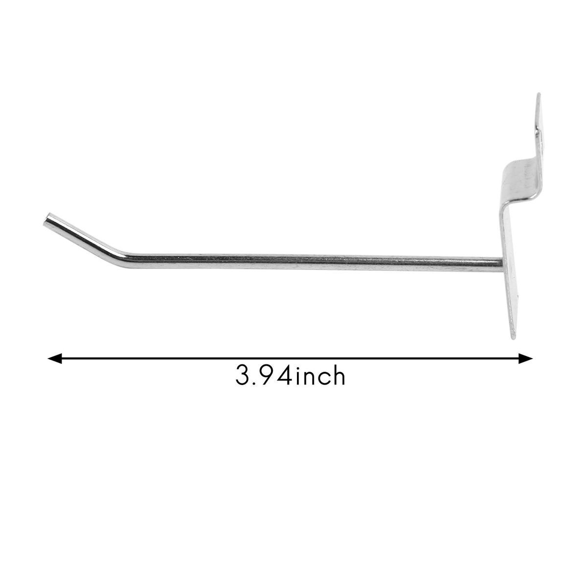 25 x Slatwall Single Hook Pin Shop Display Fitting Prong
