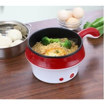 Double Layer Multi-function Non-stick Frying Pan & Electric Cooking Pot- 1.35L - 600W