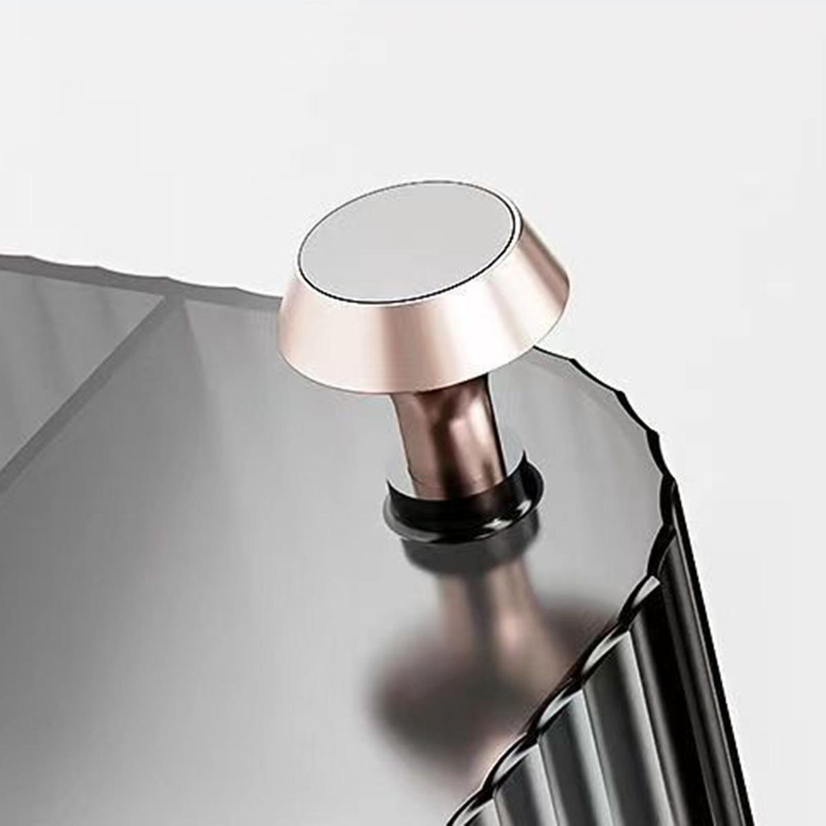 Bathroom Vanity Tray Light Luxury Vanity Tray Elegant for Makeup Black