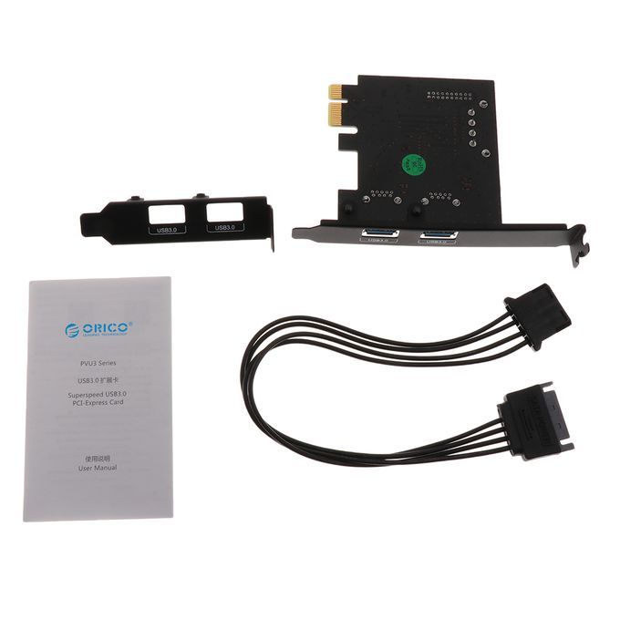 ORICO -E Express To 2Port USB 3.0 Controller Card Adapter Hub Super