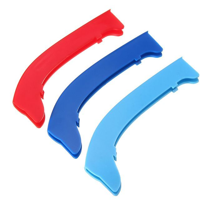 3pcs Cars M Color Front Kidney Grille Strips Covers