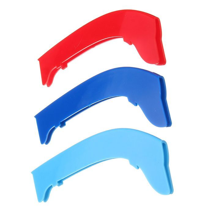 3pcs Cars M Color Front Kidney Grille Strips Covers