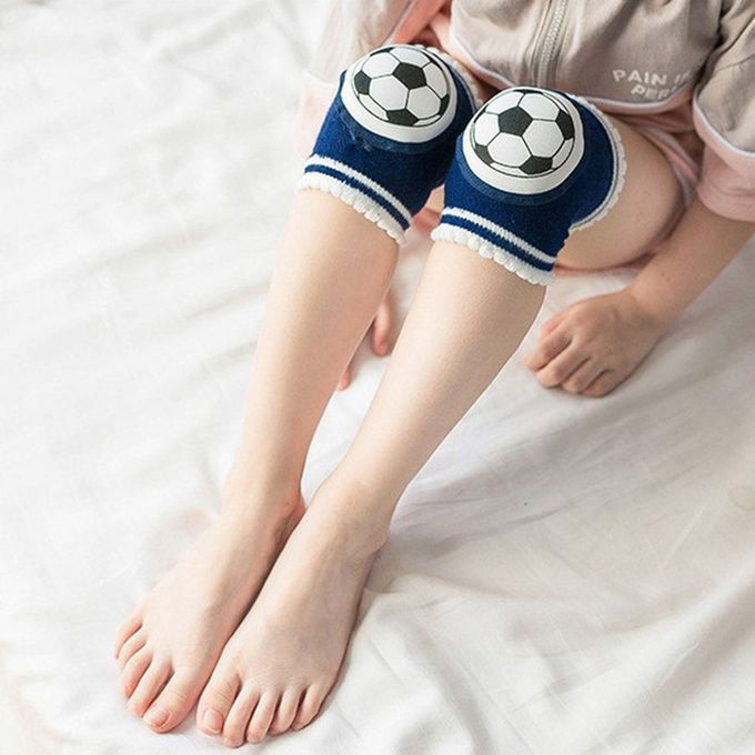 Summer Ute Artoon Animal Baby Knee Pads Qu Ty Soft Otton Newborn Legs-Football