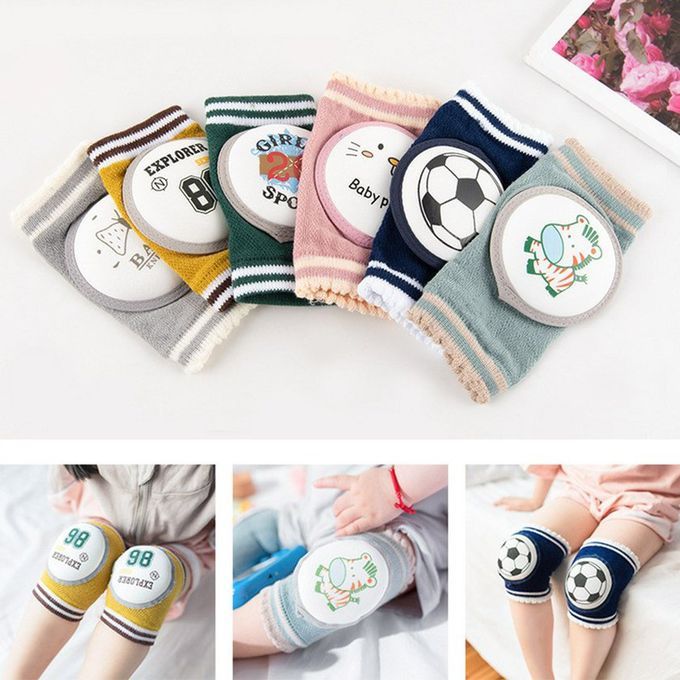 Summer Ute Artoon Animal Baby Knee Pads Qu Ty Soft Otton Newborn Legs-Football