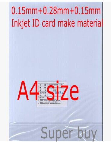 Pvc Id Card Making Material Inkjet Pvc Blank Sheet