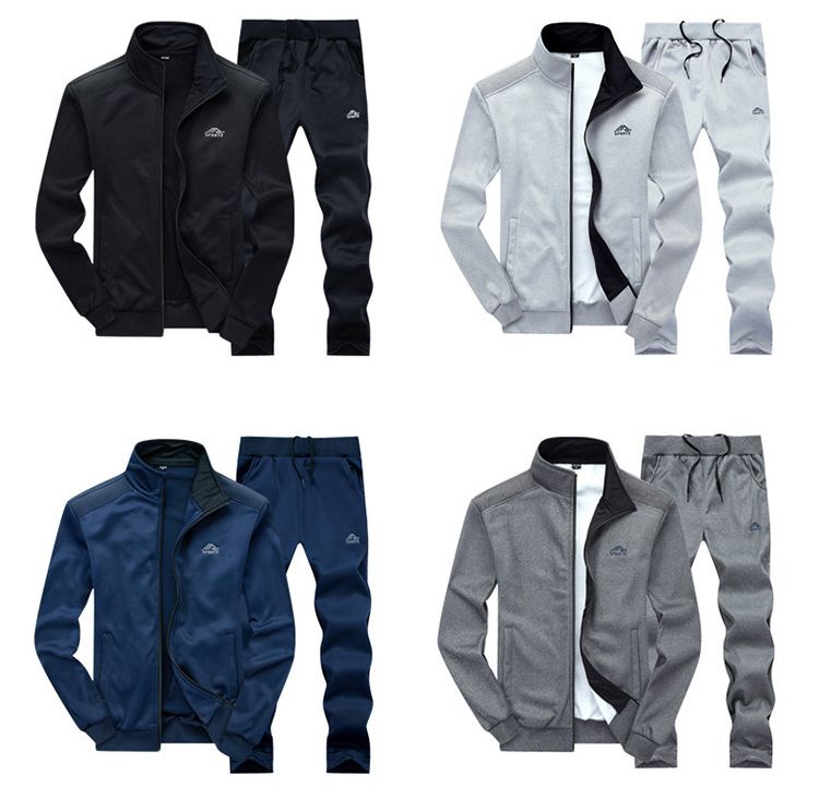 Two-piece Outdoor Set Man Sweatshirt Pants Sweatsuit
