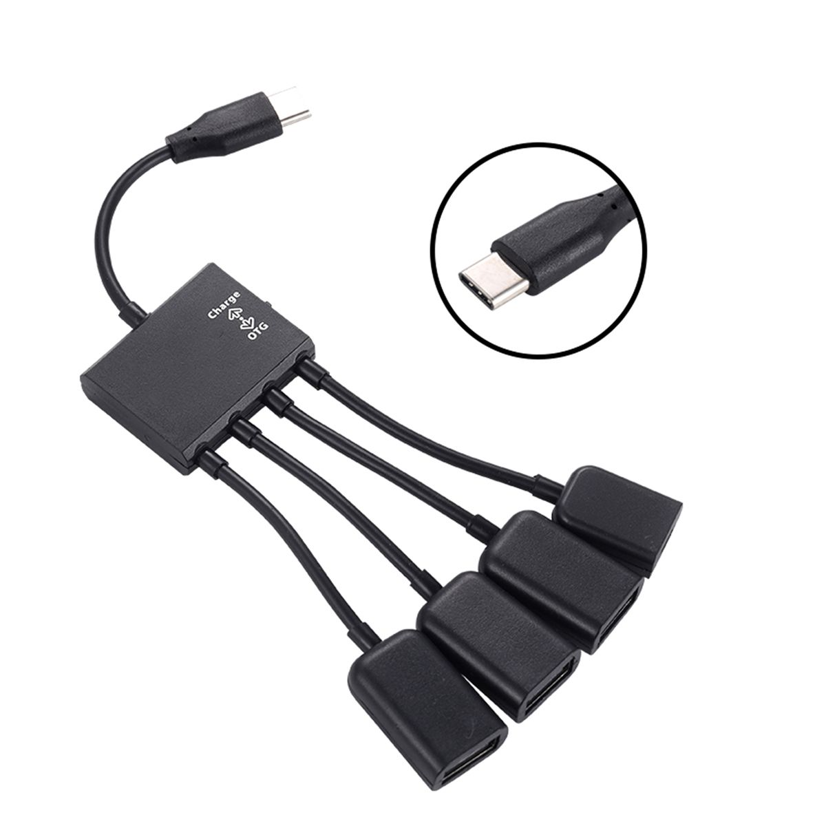 Adapter Cable Micro-USB Data Transmission 1 To 4 Type-c To-