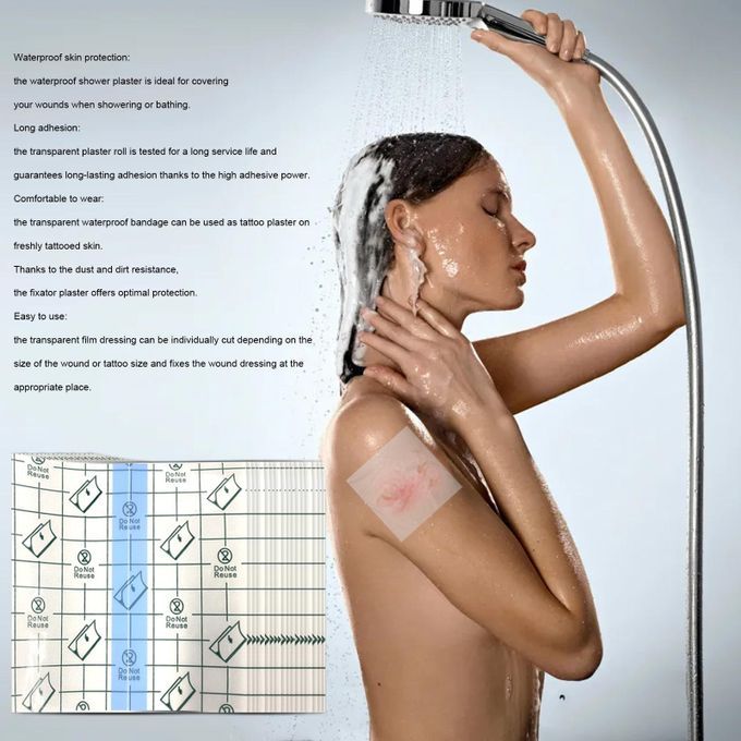 Transparent Stretch Adhesive Bandage Showerproof Film Dressing For