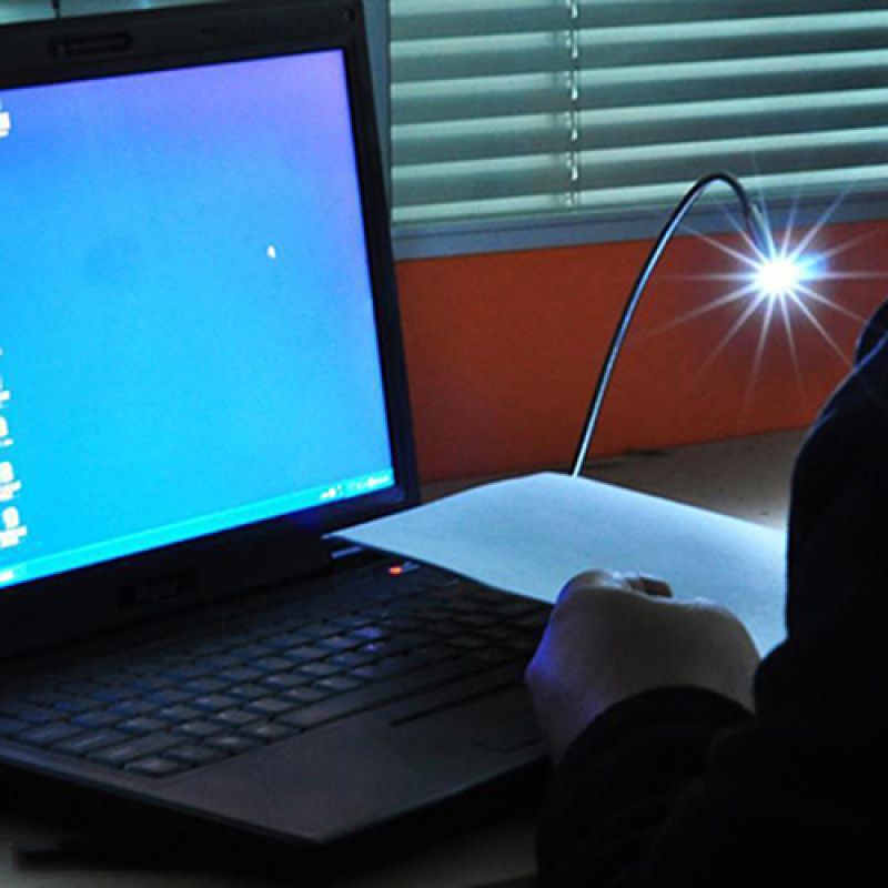 Portable Adjustable Handy LED Light USB Lamp For Laptop-
