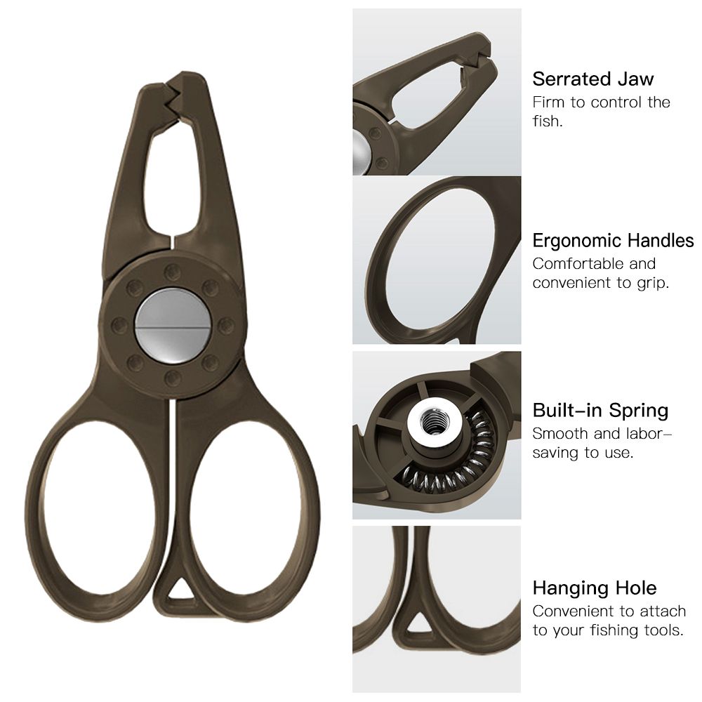 Mini Fishing Pliers Plastic Fish Gripper Fish Grabber Fish